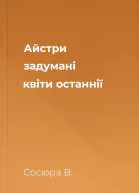 Айстри задумані квіти останнії