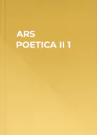 ARS POETICA II 1