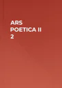 ARS POETICA II 2