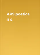 ARS poetica II 4
