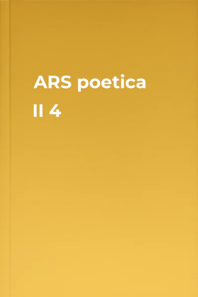 ARS poetica II 4