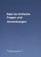 Babi Jar Kritische Fragen und Anmerkungen