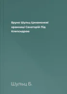 Бруно Шульц Цинамонові крамниці Санаторій Під Клепсидрою