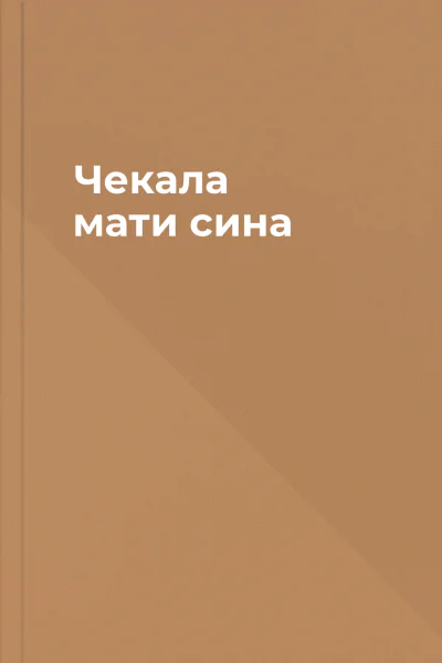 Чекала мати сина