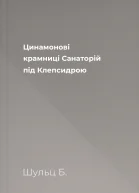 Цинамонові крамниці Санаторій під Клепсидрою