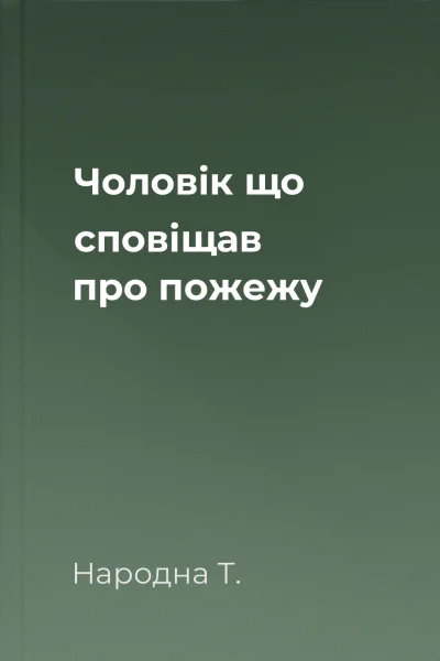 Чоловік що сповіщав про пожежу
