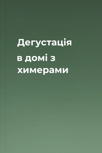 Дегустація в домі з химерами