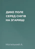 ДИКЕ ПОЛЕ СЕРЕД СНІГІВ НА ЗГАРИЩІ