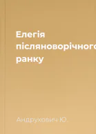 Елегія післяноворічного ранку