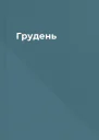 Грудень