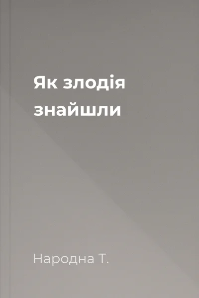 Як злодія знайшли