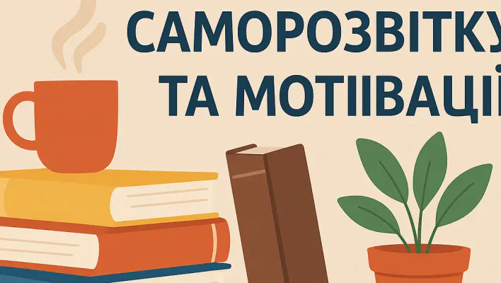 Книги для саморозвитку та мотивації: ТОП бестселери та поради експертів