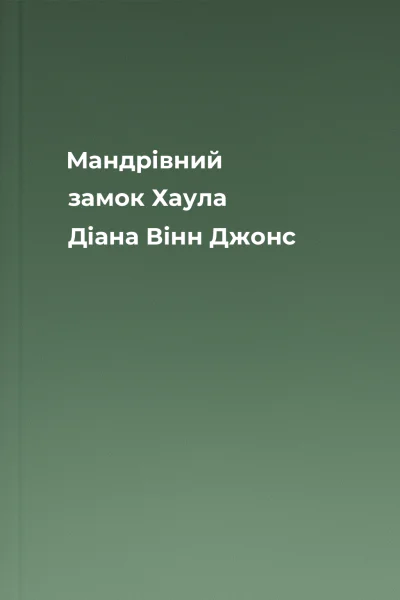 Мандрівний замок Хаула  Діана Вінн Джонс