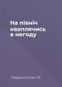 На північ кваплячись в негоду