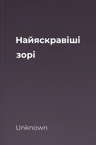 Найяскравіші зорі