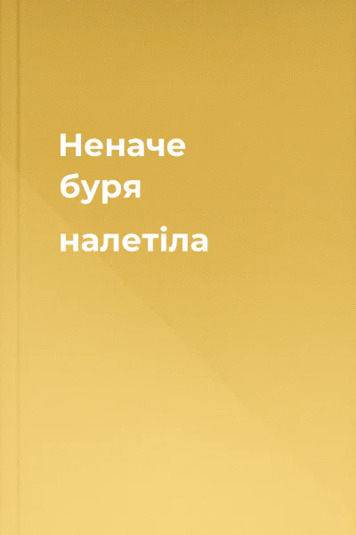 Неначе буря налетіла