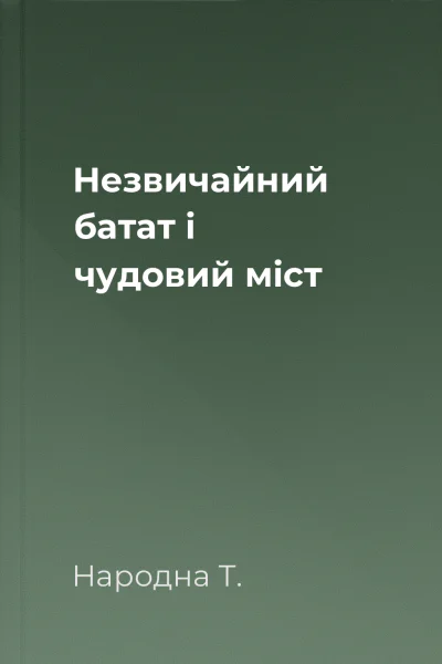 Незвичайний батат і чудовий міст