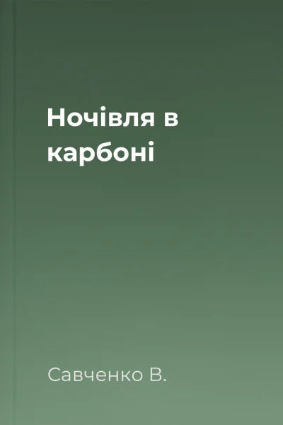 Ночівля в карбоні