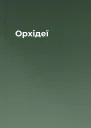 Орхідеї