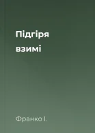 Підгіря взимі