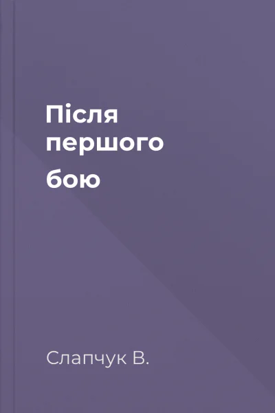 Після першого бою