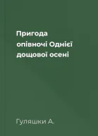 Пригода опівночі Однієї дощової осені
