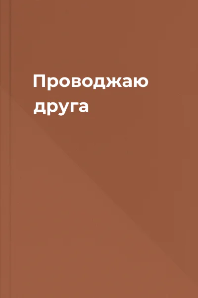 Проводжаю друга