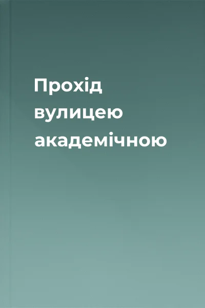Прохід вулицею академічною