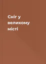 Сніг у великому місті