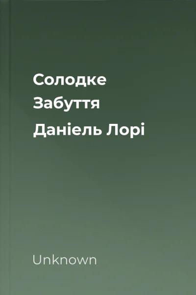 Солодке Забуття Даніель Лорі