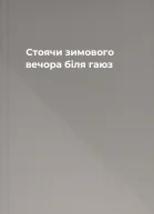 Стоячи зимового вечора біля гаюз