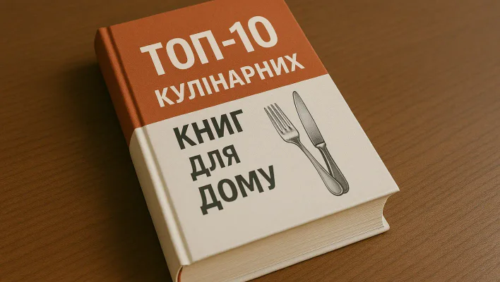Топ-10 кулінарних книг для дому