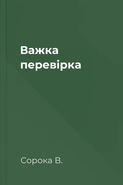 Важка перевірка