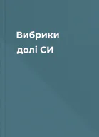 Вибрики долі СИ