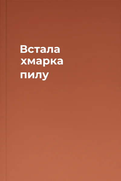Встала хмарка пилу