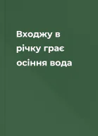 Входжу в річку грає осіння вода