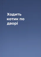 Ходить котик по дворі