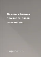 Хроніка вбивства про яке всі знали заздалегідь