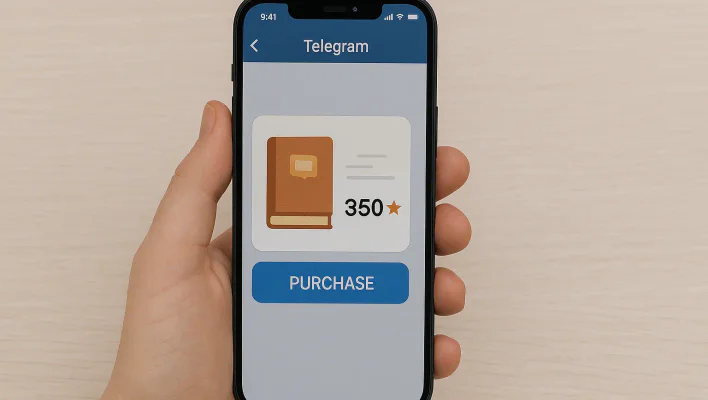 Як купувати книги за зірочки в Telegram: повний гід для читачів