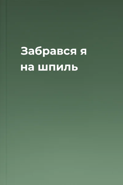 Забрався я на шпиль