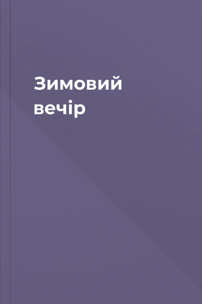 Зимовий вечір