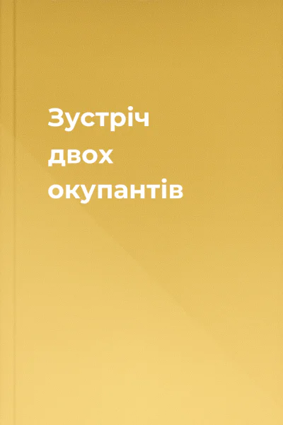 Зустріч двох окупантів