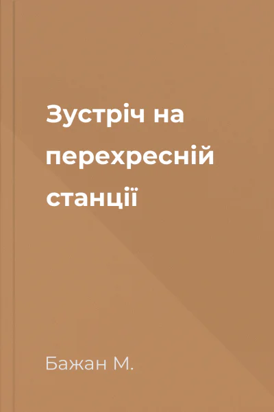 Зустріч на перехресній станції