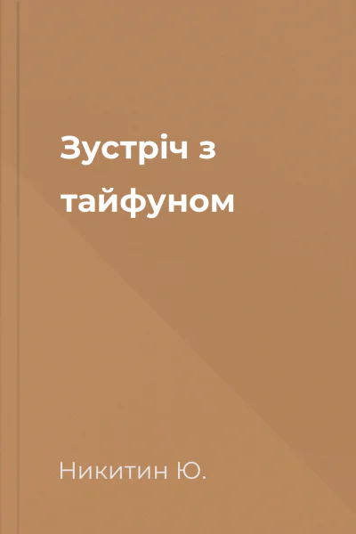 Зустріч з тайфуном